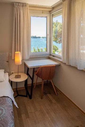 Double Room for 2 Guests in Rovinj with Side Sea View