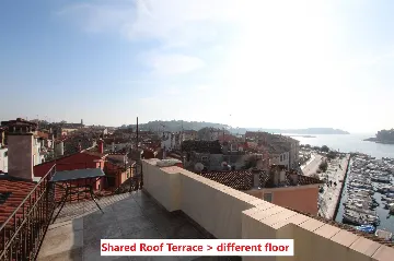 Rovinj Apartment with Shared Roof Terrace