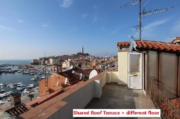 Rovinj Apartment with Shared Roof Terrace