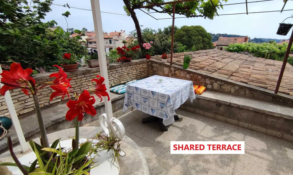 Central Double Room with Terrace, Rovinj