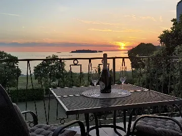 Double Room with Sea View Balcony in Rovinj