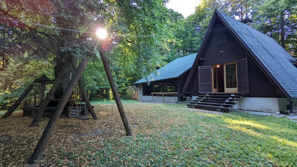 Oaza Preske, picnic area - an oasis in the middle of the forest in untouched nature