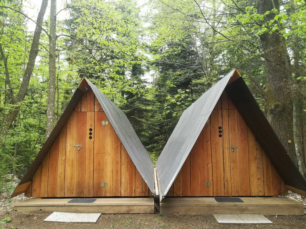 Oaza Preske, picnic area - an oasis in the middle of the forest in untouched nature
