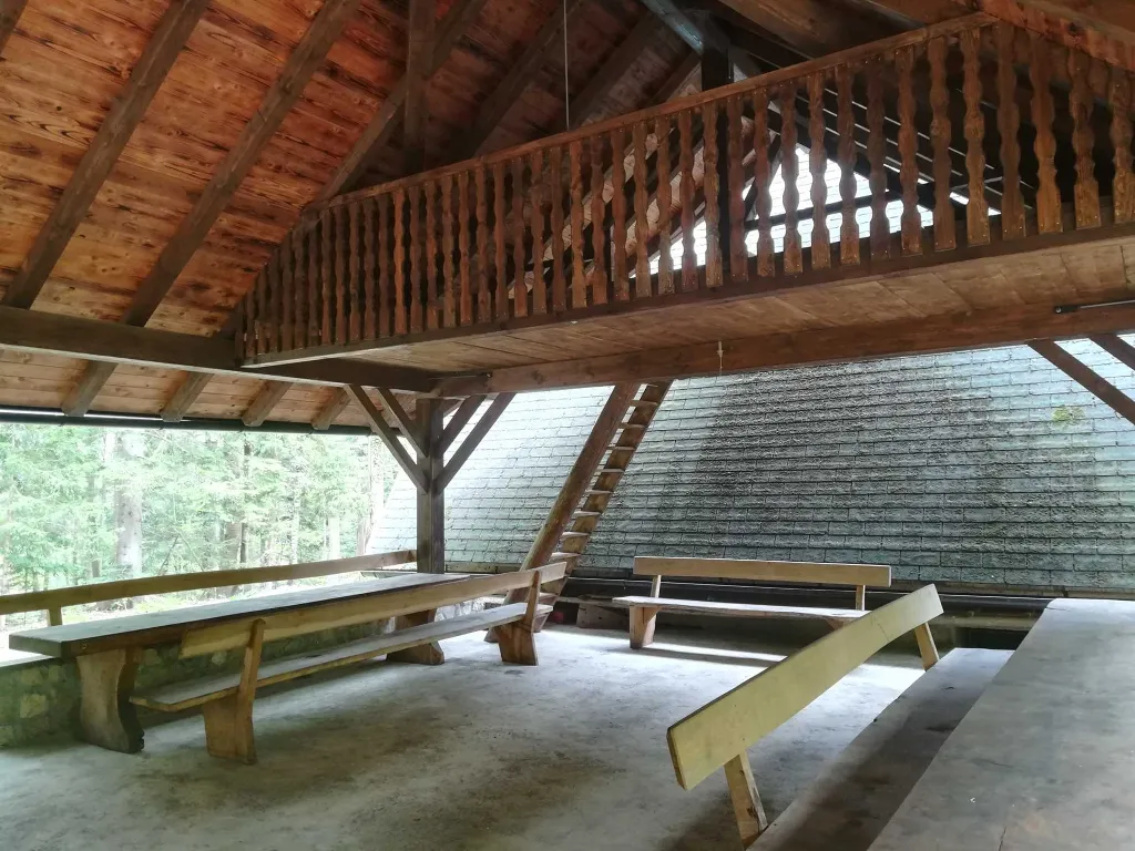 Oaza Preske, picnic area - an oasis in the middle of the forest in untouched nature