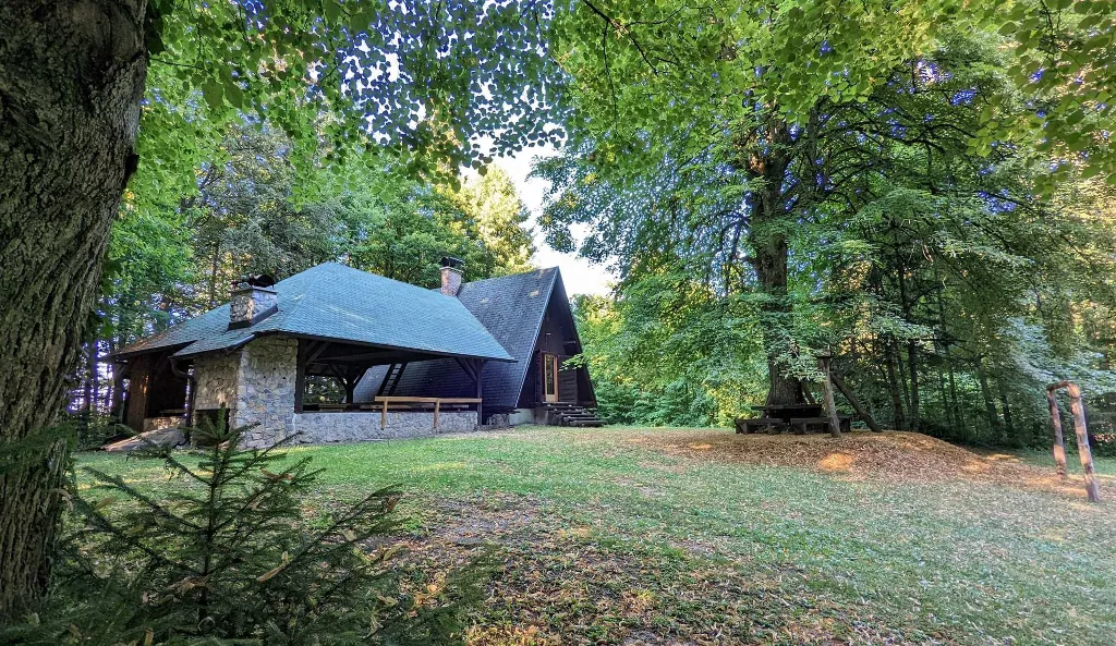 Oaza Preske, picnic area - an oasis in the middle of the forest in untouched nature