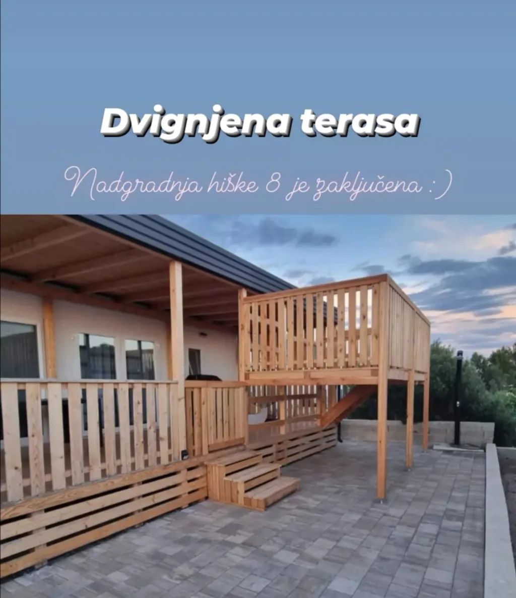 Nova luksuzna mobilna kuča 66m2  samo 90m od mora