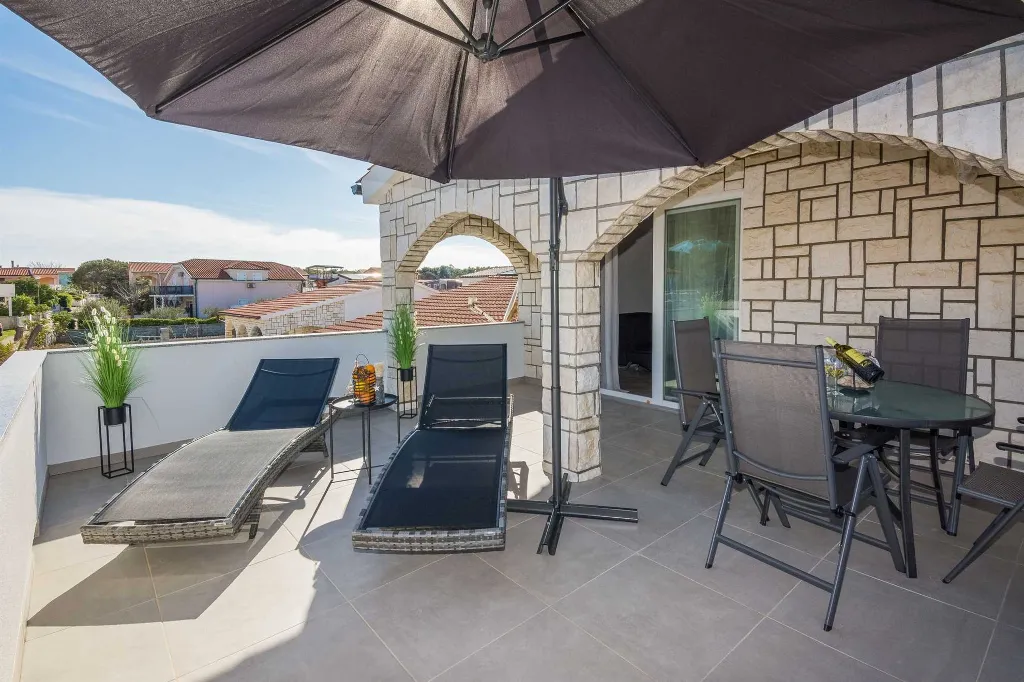 Studio in Vir for 2–3 Guests with Balcony
