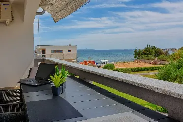 Vir Apartment for 4 with Pool and Sea View