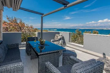 Beachfront Apartment in Vir for Up to 4 Guests