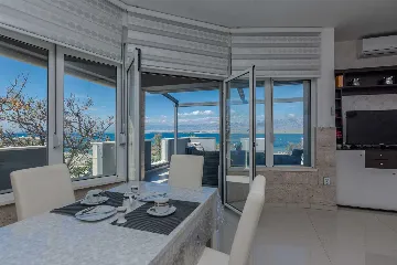 Beachfront Apartment in Vir for Up to 4 Guests