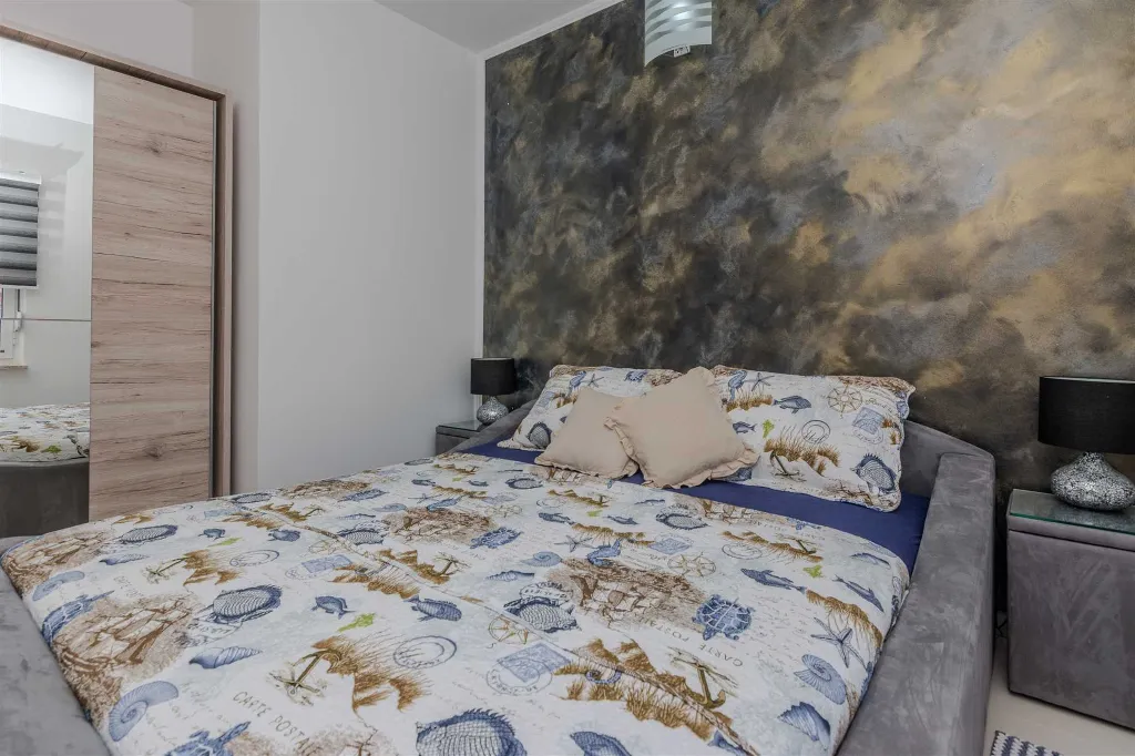Beachfront Apartment in Vir for Up to 4 Guests