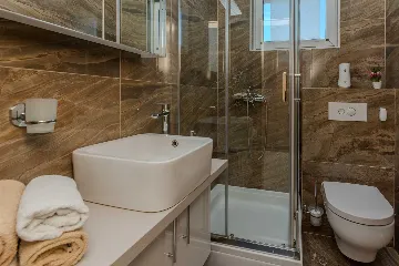 Beachfront Apartment in Vir for Up to 4 Guests