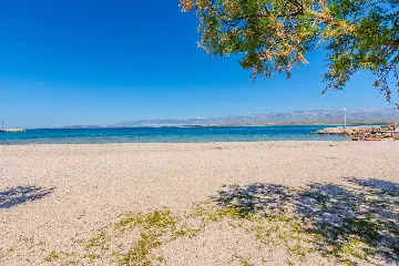 Beachfront Apartment in Vir for Up to 4 Guests