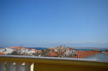 Apartment with Sea View in Vir for 2-4 Guests