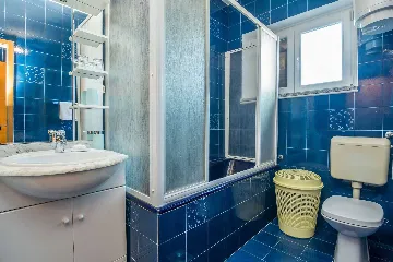 Beachfront Apartment with Sea-View Balcony in Vir