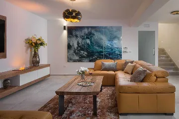 Pool, Jacuzzi & Sauna Villa in Vir (8–10)