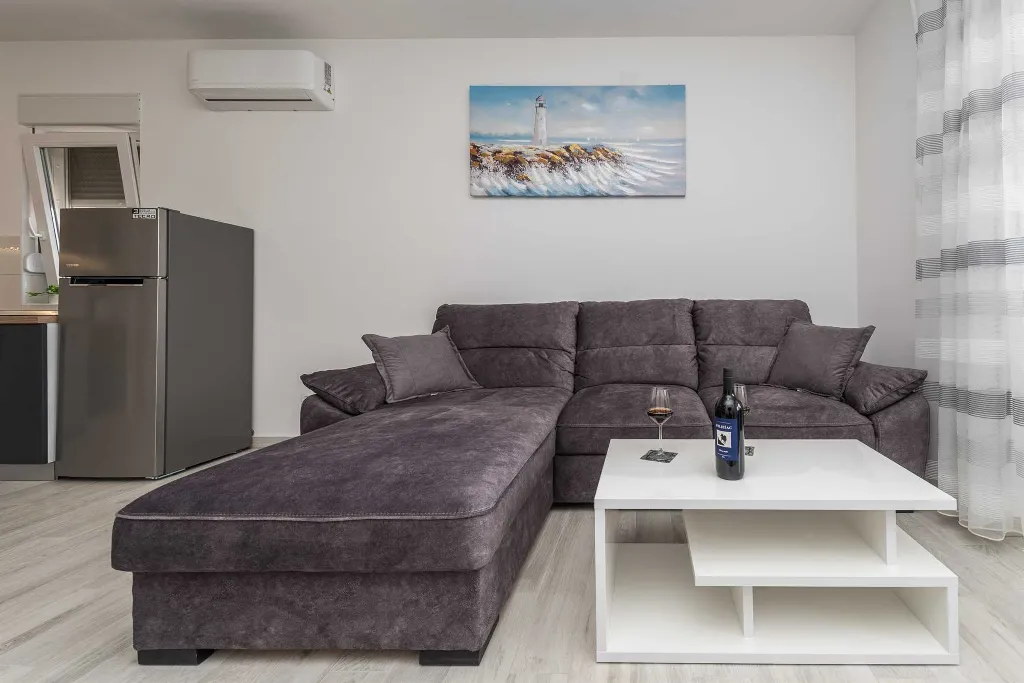 Apartment in Vir for Up to 6 with Partial Sea View