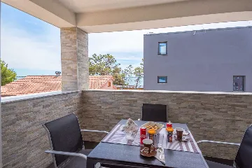 Apartment in Vir for Up to 6 with Partial Sea View