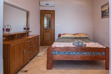 Beachfront Apartment in Vir with Sea-View Balcony