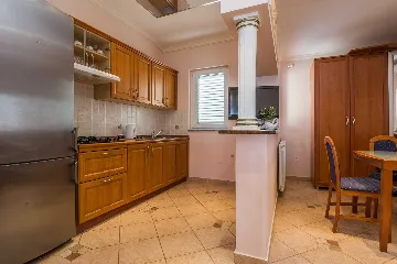 Beachfront Apartment in Vir with Sea-View Balcony