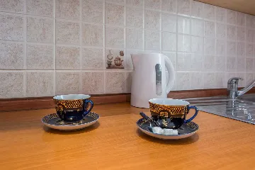 Beachfront Apartment in Vir with Sea-View Balcony