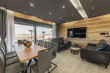 Privlaka Villa with Heated Pool & Sea Views