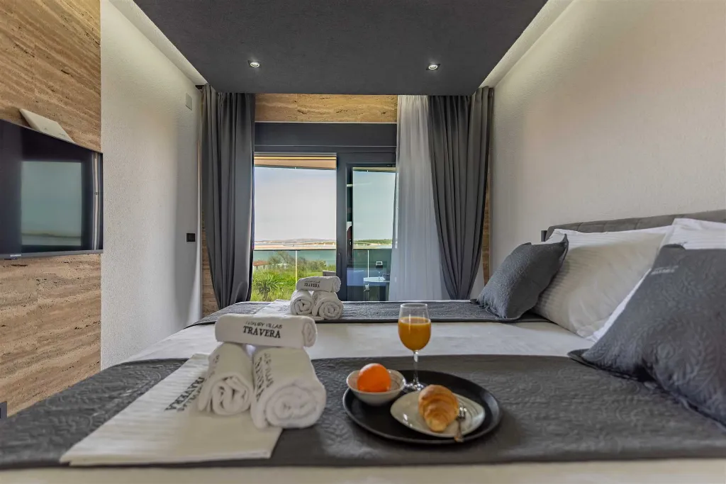 Privlaka Villa with Heated Pool & Sea Views