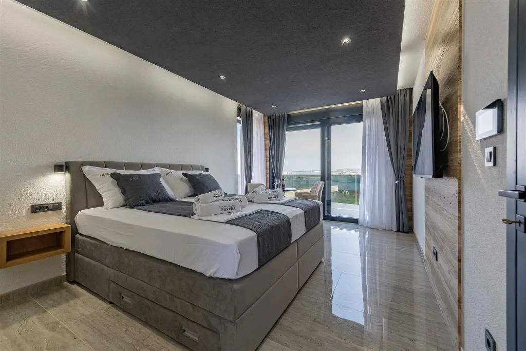 Privlaka Villa with Heated Pool & Sea Views