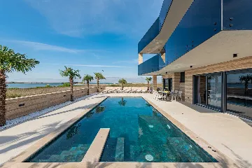 Privlaka Villa with Heated Pool & Sea Views