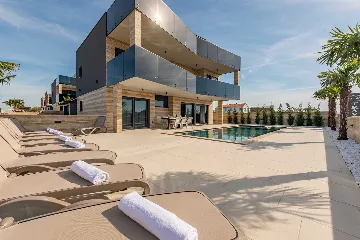 Privlaka Villa with Heated Pool & Sea Views