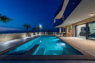 Privlaka Villa with Heated Pool & Sea Views