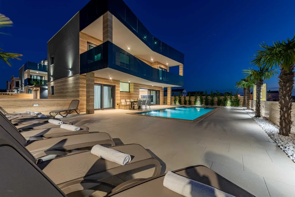 Privlaka Villa with Heated Pool & Sea Views