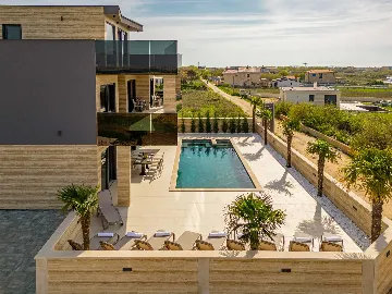 Privlaka Villa with Heated Pool & Sea Views