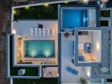 Villa with Private Pool & Sea View in Nin Zaton