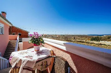 1-Bedroom Apartment with Balcony, Vrsi (Sleeps 4)