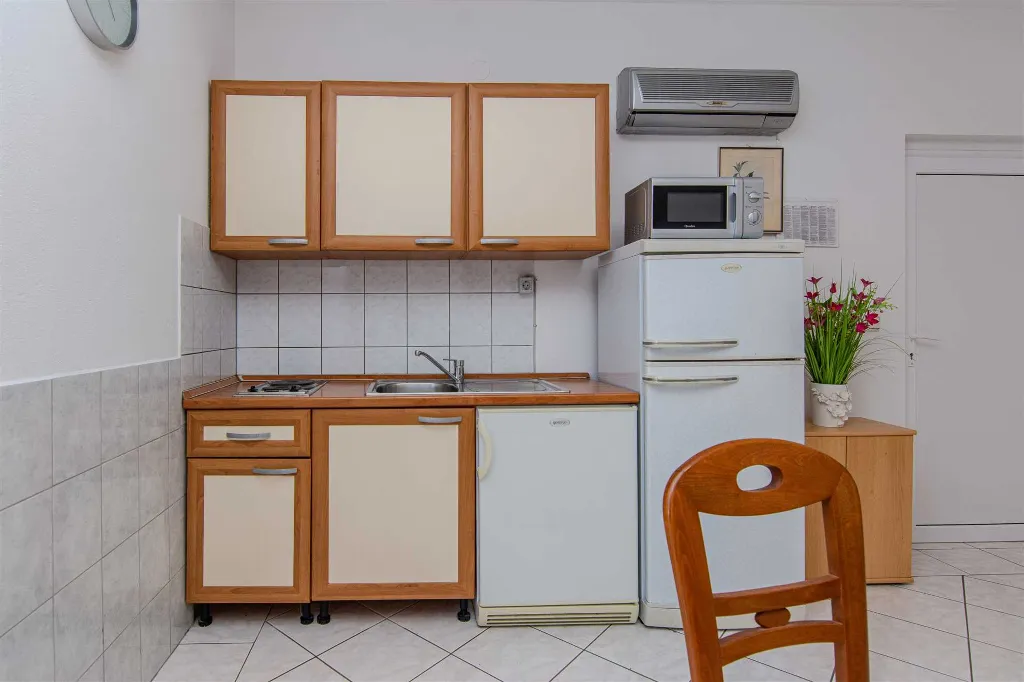 Studio Apartment with Terrace in Vir for 2-3 Guests
