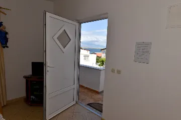 Vir Apartment for 4-5 Guests with Sea View & 100 m Beach