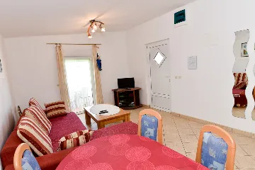 Vir Apartment for 4-5 Guests with Sea View & 100 m Beach