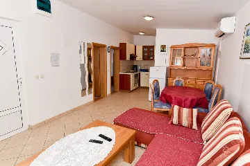 Vir Apartment for 4-5 Guests with Sea View & 100 m Beach