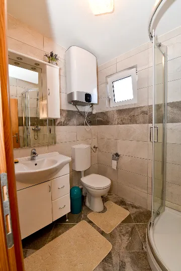 Vir Apartment for 4-5 Guests with Sea View & 100 m Beach