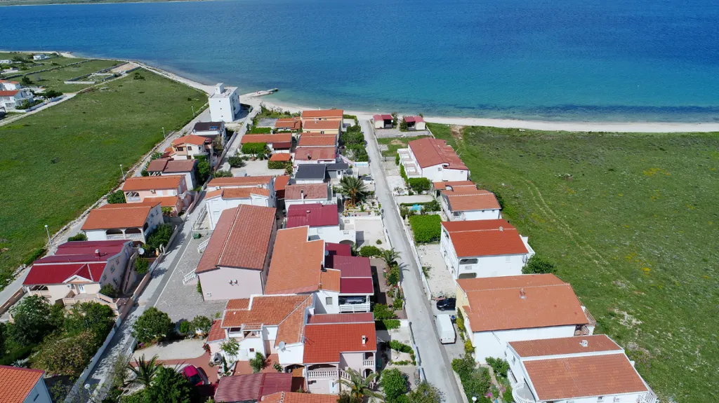 Vir Apartment for 4-5 Guests with Sea View & 100 m Beach