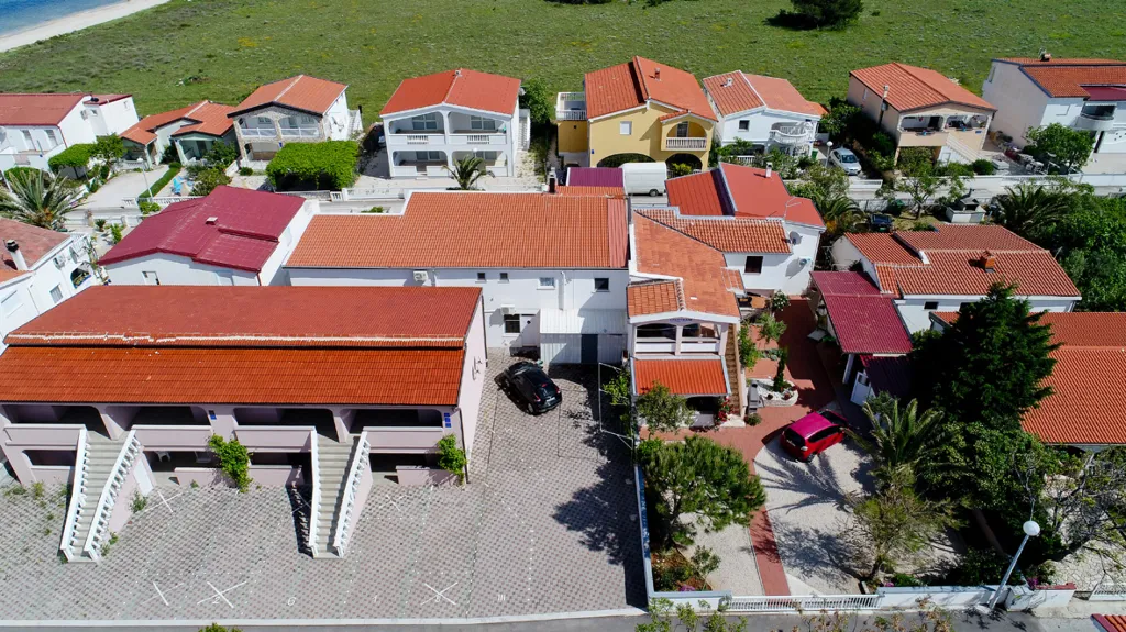 Vir Apartment for 4-5 Guests with Sea View & 100 m Beach