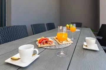 Privlaka Villa for 8 Guests with Partial Sea View