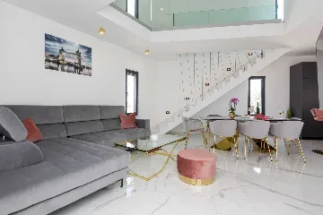 Privlaka Villa for 8 Guests with Partial Sea View