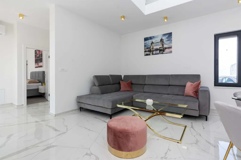Privlaka Villa for 8 Guests with Partial Sea View