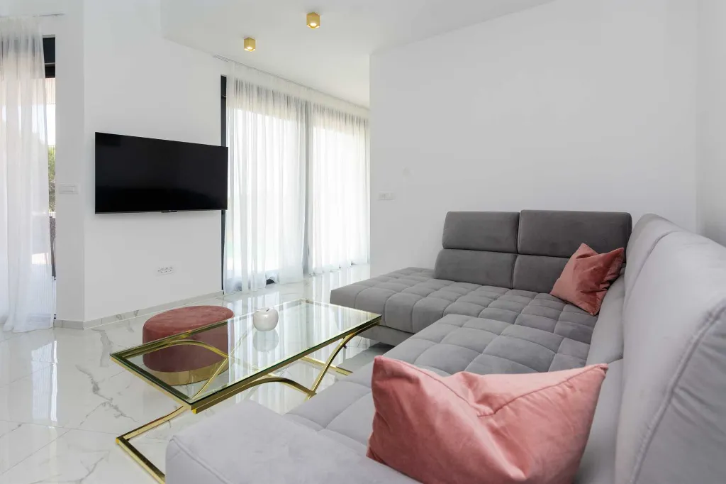 Privlaka Villa for 8 Guests with Partial Sea View