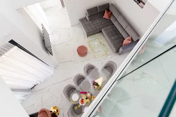 Privlaka Villa for 8 Guests with Partial Sea View