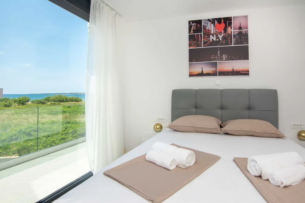 Privlaka Villa for 8 Guests with Partial Sea View