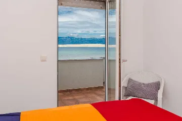 Two-Bedroom Beachfront Apartment in Vir (Up to 5)