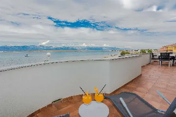 Two-Bedroom Beachfront Apartment in Vir (Up to 5)